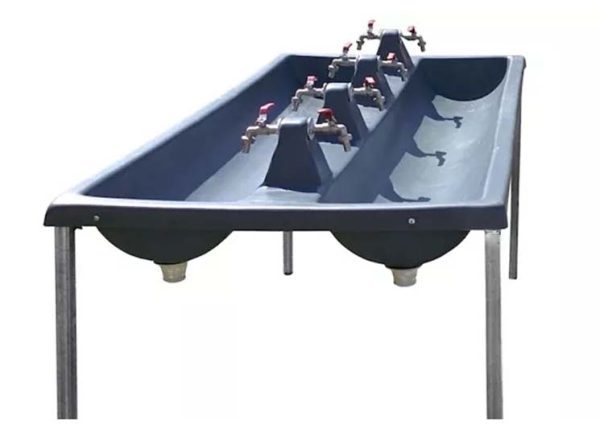 8-Faucet Trough Sink – photo 2